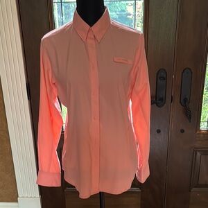 Columbia Ladies Coral Casual Snap  Down Shirt